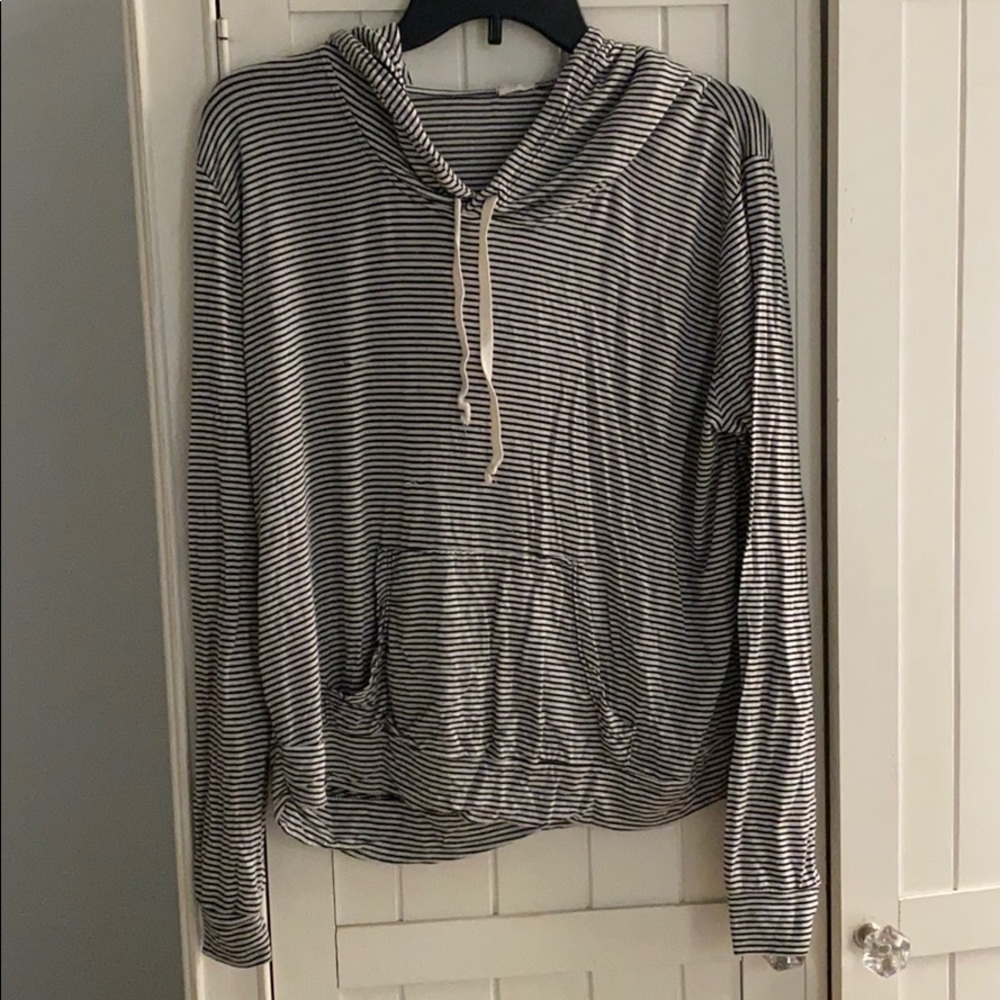 Brandy Melville striped hoodie